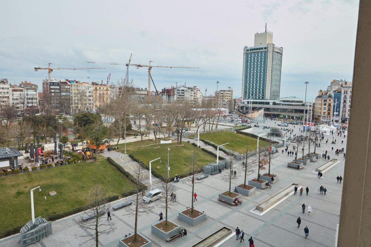 Taksim Square Apartment, Great View, Luxury Istanboel Buitenkant foto